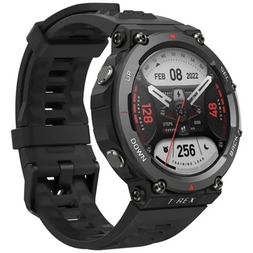 Часы Amazfit T-Rex 2 Ember Black (Черный) EAC Часы Amazfit T-Rex 2 Ember Black (Черный) EAC