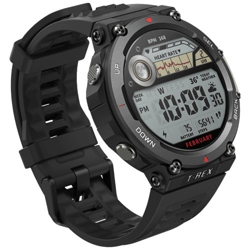 Часы Amazfit T-Rex 2 Ember Black (Черный) EAC Часы Amazfit T-Rex 2 Ember Black (Черный) EAC