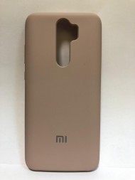 Силиконовая накладка для Xiaomi redmi Note 8 Pro (с логотипом MI бежевая) Силиконовая накладка для Xiaomi redmi Note 8 Pro (с логотипом MI бежевая)