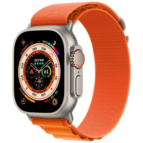 Умные часы Apple Watch Ultra 49 мм Titanium Case Orange Alpine Loop Medium