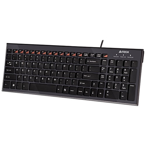 Клавиатура A4Tech KX-100 USB Black (Черная) Клавиатура A4Tech KX-100 USB Black (Черная)