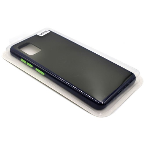 Силиконовая накладка для Samsung Galaxy A41 Skin Feeling (Синяя рамка) Силиконовая накладка для Samsung Galaxy A41 Skin Feeling (Синяя рамка)