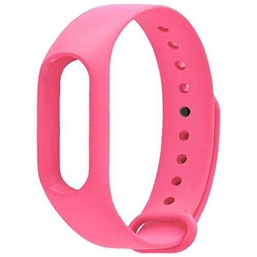 Силиконовый браслет для Xiaomi Mi Band 2 Pink (Розовый) 