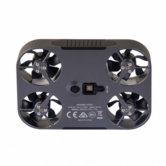 Квадрокоптер AirSelfie AirSelfie2 Power Edition Black (Черный) EAC Квадрокоптер AirSelfie AirSelfie2 Power Edition Black (Черный) EAC