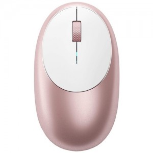Беспроводная мышь Satechi M1 Bluetooth Wireless Mouse оптическая (ST-ABTCMR) Rose Gold (Розовое Золото)  (10358)