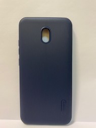 Силиконовая накладка для xiaomi redmi 8А (Темно-синяя) CHERRY