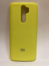Силиконовая накладка для Xiaomi redmi Note 8 Pro (с логотипом MI Лимонный) Силиконовая накладка для Xiaomi redmi Note 8 Pro (с логотипом MI Лимонный)