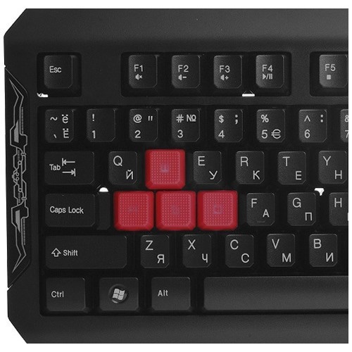 Комплект проводной A4Tech Bloody Q1100 USB Black (Черный) Комплект проводной A4Tech Bloody Q1100 USB Black (Черный)