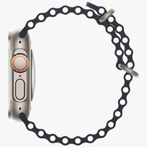 Умные часы Apple Watch Ultra 49 мм Titanium Case White Ocean Band Умные часы Apple Watch Ultra 49 мм Titanium Case White Ocean Band