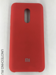 Чехол накладка с логотипом Mi для Xiaomi redmi 5 красная Чехол накладка с логотипом Mi для Xiaomi redmi 5 красная