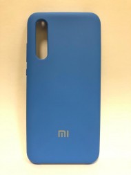 Силиконовая накладка для Xiaomi Mi 9 Lite с логотипом Mi (Синяя) Силиконовая накладка для Xiaomi Mi 9 Lite с логотипом Mi (Синяя)