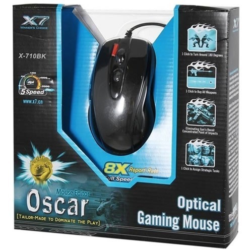 Проводная мышь A4Tech X-710BK USB оптическая Black (Черная) Проводная мышь A4Tech X-710BK USB оптическая Black (Черная)