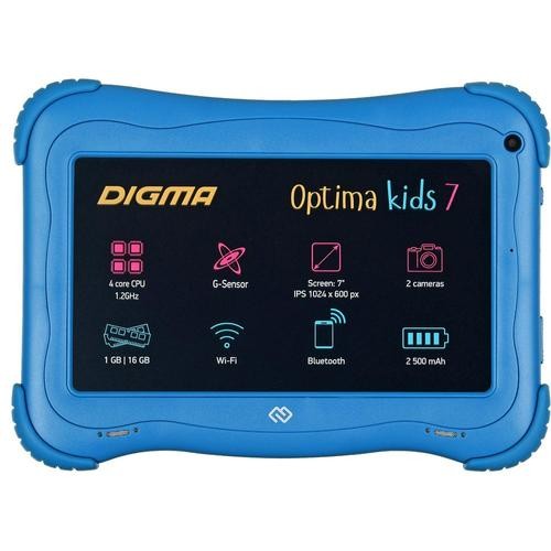 Планшет DIGMA Optima Kids 7 (2019) Blue (Синий) EAC Планшет DIGMA Optima Kids 7 (2019) Blue (Синий) EAC