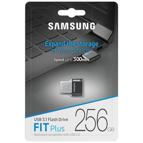 Флеш-накопитель Samsung FIT Plus 256Gb USB 3.1 Black (Черный) MUF-256AB/APC Флеш-накопитель Samsung FIT Plus 256Gb USB 3.1 Black (Черный) MUF-256AB/APC
