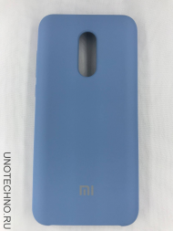 Чехол накладка с логотипом Mi для Xiaomi redmi 5 голубая Чехол накладка с логотипом Mi для Xiaomi redmi 5 голубая