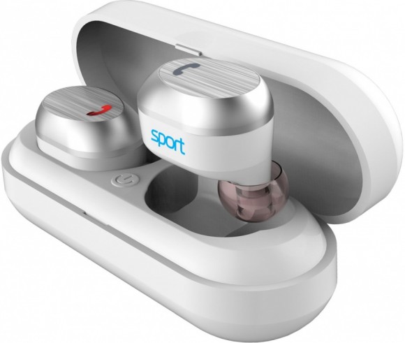 Наушники Elari NanoPods Sport (белый) Наушники Elari NanoPods Sport (белый)