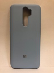 Силиконовая накладка для Xiaomi redmi Note 8 Pro (с логотипом MI светло-голубая) Силиконовая накладка для Xiaomi redmi Note 8 Pro (с логотипом MI светло-голубая)