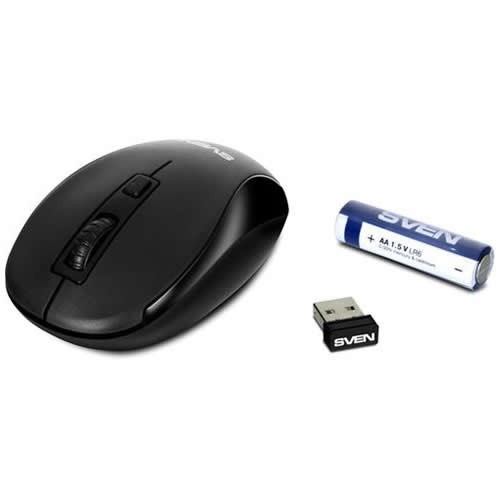 Беспроводная мышь SVEN RX-255W Black (Черный)