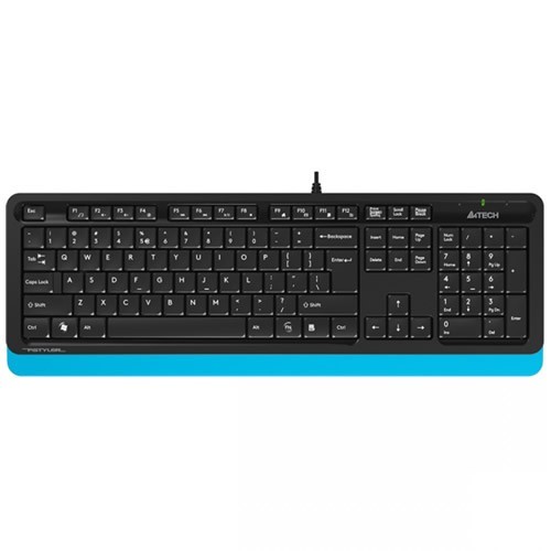 Комплект проводной A4Tech Fstyler F1010 USB Black/Blue (Черный/Голубой)