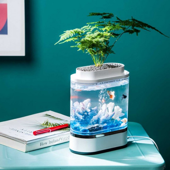 Аквариум Xiaomi Geometrc Mini Lazy Fish Tank Pro (C300) Аквариум Xiaomi Geometrc Mini Lazy Fish Tank Pro (C300)