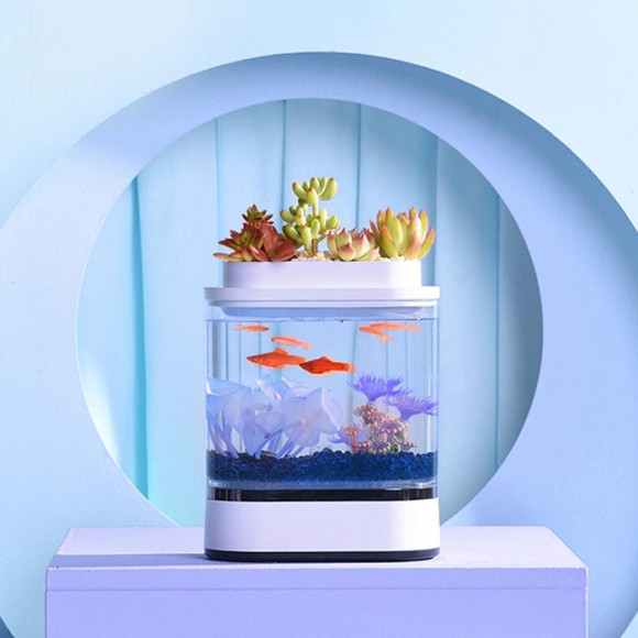 Аквариум Xiaomi Geometrc Mini Lazy Fish Tank Pro (C300) Аквариум Xiaomi Geometrc Mini Lazy Fish Tank Pro (C300)