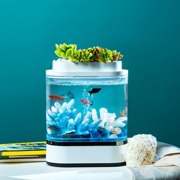 Аквариум Xiaomi Geometrc Mini Lazy Fish Tank Pro (C300) Аквариум Xiaomi Geometrc Mini Lazy Fish Tank Pro (C300)