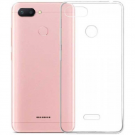 Силиконовая накладка для Xioami redmi 6 (прозрачная) Силиконовая накладка для Xioami redmi 6 (прозрачная)