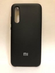 Силиконовая накладка для Xiaomi Mi 9 Lite с логотипом Mi (Черная) Силиконовая накладка для Xiaomi Mi 9 Lite с логотипом Mi (Черная)