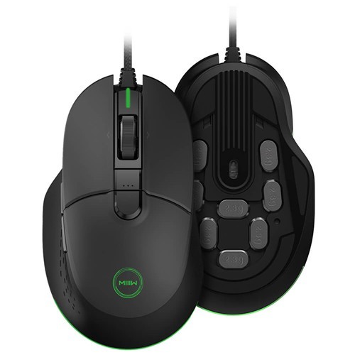 Игровая мышь MIIIW Gaming Mouse 700G Black (Черная) MWGM01