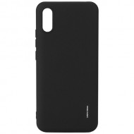 Силиконовая накладка для Xiaomi Redmi 9A Monarch Black (Черная) Силиконовая накладка для Xiaomi Redmi 9A Monarch Black (Черная)