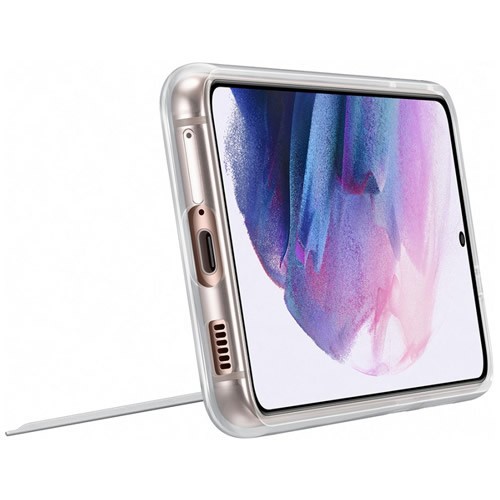 Чехол-накладка для Samsung Galaxy S21 Clear Standing Cover (Прозрачная) EF-JG991CTEGRU Чехол-накладка для Samsung Galaxy S21 Clear Standing Cover (Прозрачная) EF-JG991CTEGRU