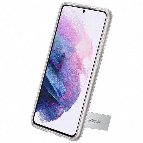 Чехол-накладка для Samsung Galaxy S21 Clear Standing Cover (Прозрачная) EF-JG991CTEGRU Чехол-накладка для Samsung Galaxy S21 Clear Standing Cover (Прозрачная) EF-JG991CTEGRU