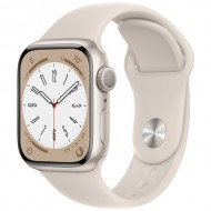 Умные часы Apple Watch Series 8 41 мм Starlight Aluminium Case, Starlight Sport Band M/L Умные часы Apple Watch Series 8 41 мм Starlight Aluminium Case, Starlight Sport Band M/L
