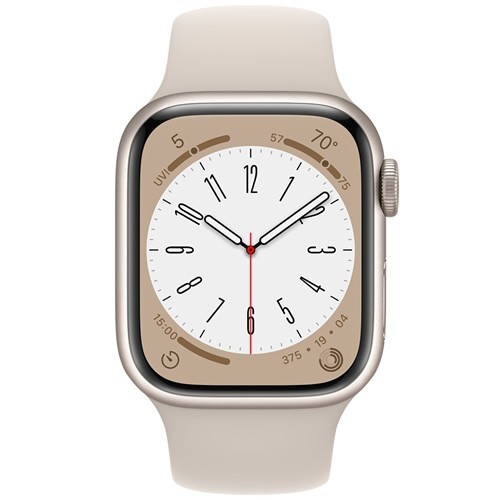 Умные часы Apple Watch Series 8 41 мм Starlight Aluminium Case, Starlight Sport Band M/L