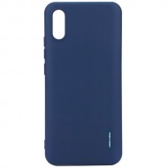 Силиконовая накладка для Xiaomi Redmi 9A Monarch Blue (Синяя) Силиконовая накладка для Xiaomi Redmi 9A Monarch Blue (Синяя)