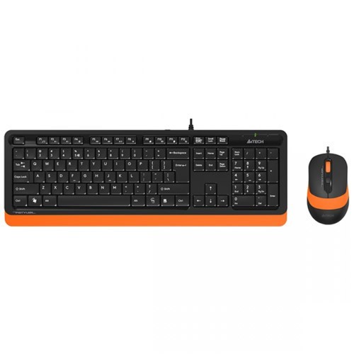 Комплект проводной A4Tech Fstyler F1010 USB Black/Orange (Черный/Оранжевый)
