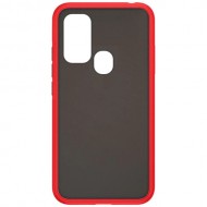 Силиконовая накладка для Samsung Galaxy M31 Skin Feeling (Красная рамка) Силиконовая накладка для Samsung Galaxy M31 Skin Feeling (Красная рамка)