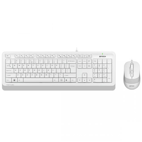 Комплект проводной A4Tech Fstyler F1010 USB White/Grey (Белый/Серый)