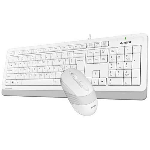 Комплект проводной A4Tech Fstyler F1010 USB White/Grey (Белый/Серый) Комплект проводной A4Tech Fstyler F1010 USB White/Grey (Белый/Серый)