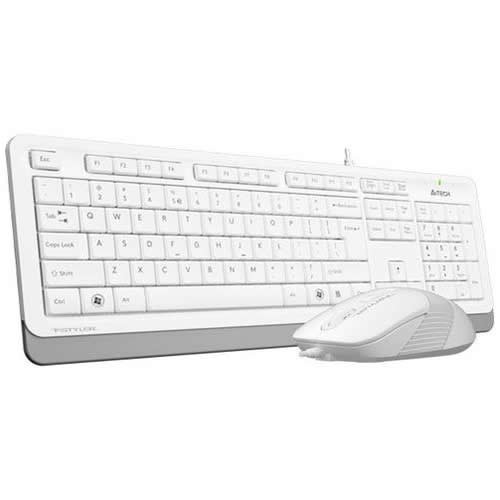 Комплект проводной A4Tech Fstyler F1010 USB White/Grey (Белый/Серый) Комплект проводной A4Tech Fstyler F1010 USB White/Grey (Белый/Серый)