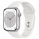 Умные часы Apple Watch Series 8 45 мм Silver Aluminium Case, White Sport Band M/L