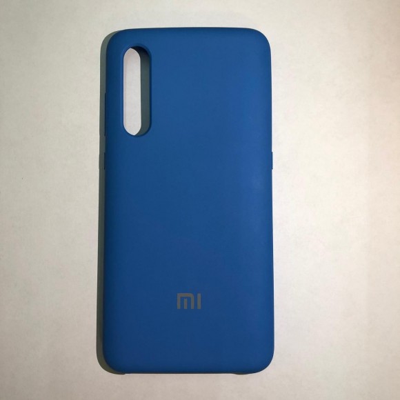 Силиконовая накладка для Xiaomi Mi 9 (Синяя)