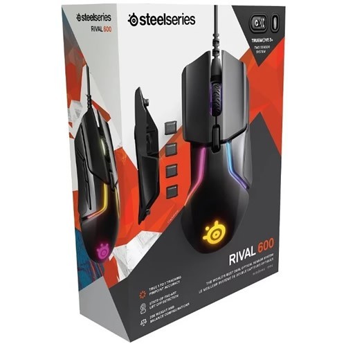 Проводная мышь Steelseries Rival 600 USB оптическая (62446) Black (Черная) Проводная мышь Steelseries Rival 600 USB оптическая (62446) Black (Черная)