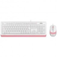 Комплект проводной A4Tech Fstyler F1010 USB White/Rose (Белый/Розовый) Комплект проводной A4Tech Fstyler F1010 USB White/Rose (Белый/Розовый)
