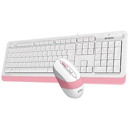 Комплект проводной A4Tech Fstyler F1010 USB White/Rose (Белый/Розовый) Комплект проводной A4Tech Fstyler F1010 USB White/Rose (Белый/Розовый)