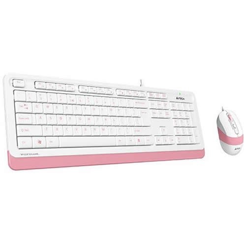 Комплект проводной A4Tech Fstyler F1010 USB White/Rose (Белый/Розовый) Комплект проводной A4Tech Fstyler F1010 USB White/Rose (Белый/Розовый)