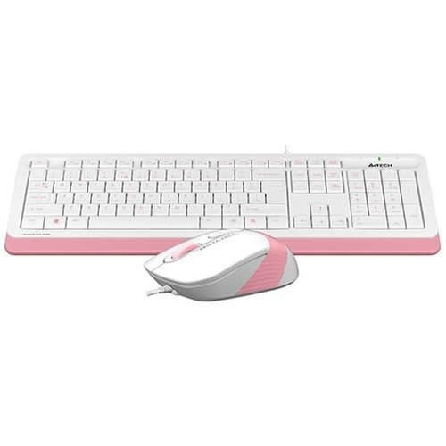 Комплект проводной A4Tech Fstyler F1010 USB White/Rose (Белый/Розовый) Комплект проводной A4Tech Fstyler F1010 USB White/Rose (Белый/Розовый)