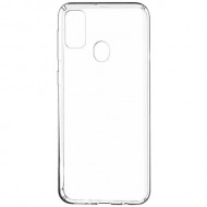 Силиконовая накладка для Samsung Galaxy M21 2мм в упаковке (Прозрачная) Силиконовая накладка для Samsung Galaxy M21 2мм в упаковке (Прозрачная)