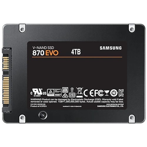 Твердотельный накопитель Samsung 870 EVO SATA 2.5" SSD 4Tb MZ-77E4T0BW