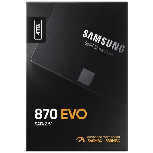 Твердотельный накопитель Samsung 870 EVO SATA 2.5" SSD 4Tb MZ-77E4T0BW